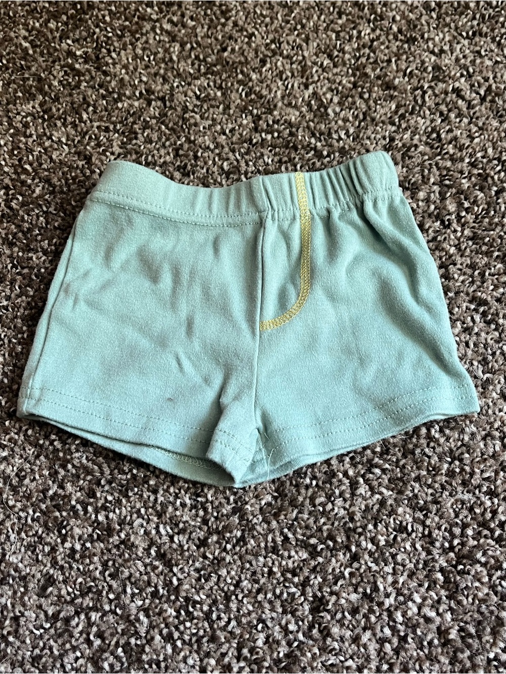 Light Teal Baby/Toddler Knit Shorts